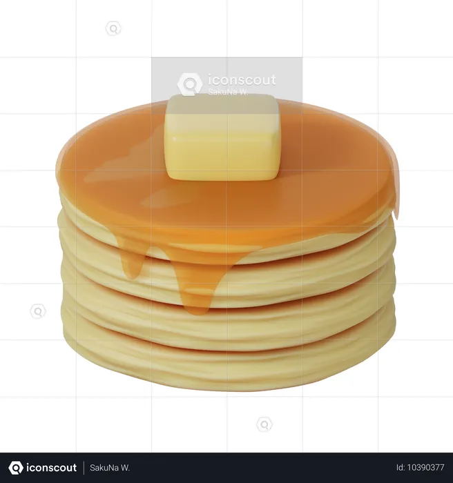 Crêpe  3D Icon