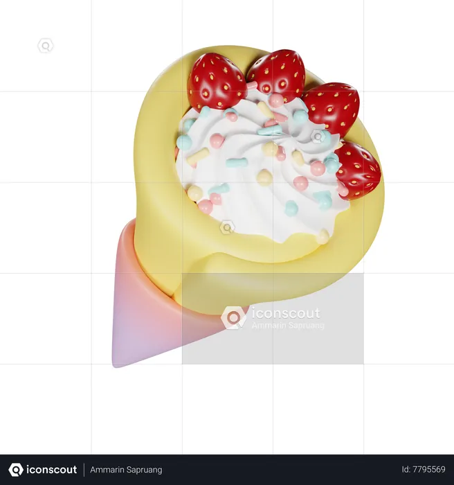 Crepe  3D Icon