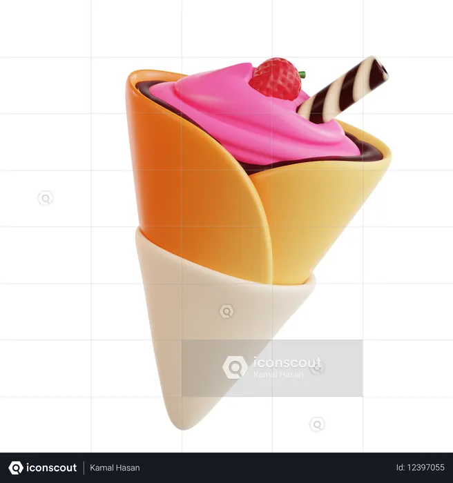 Crepe  3D Icon