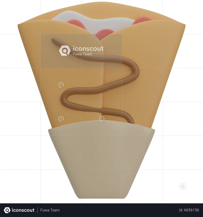 Crêpe  3D Icon