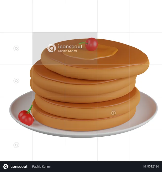 Crêpes  3D Icon