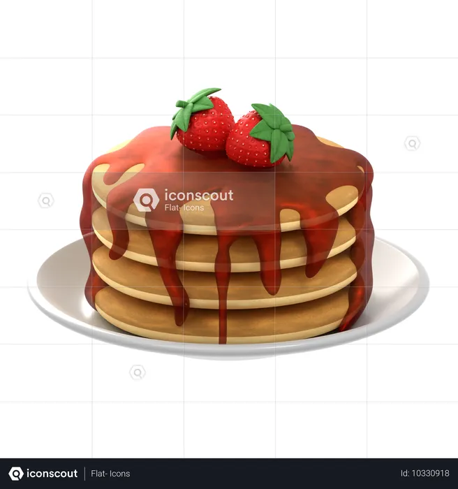 Crêpes  3D Icon