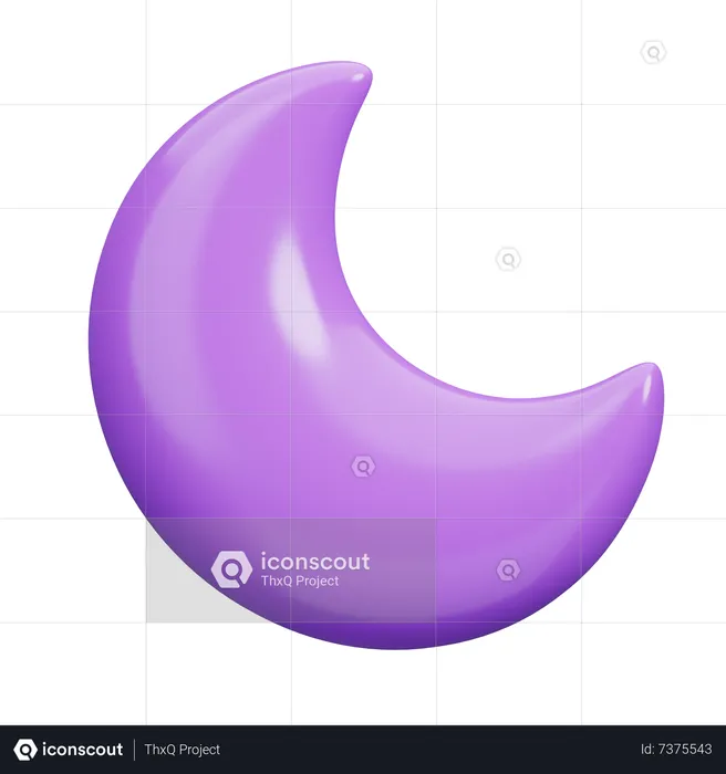 Crescent  3D Icon