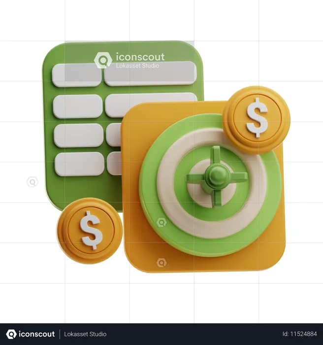 Crescimento Financeiro  3D Icon