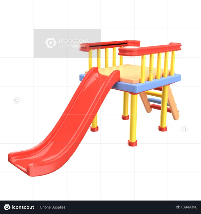 Slide infantil  3D Icon