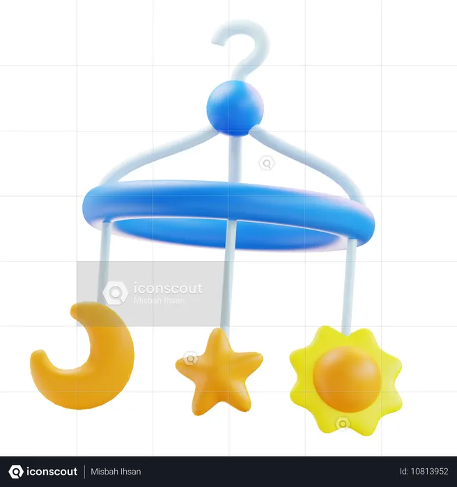 Crib Toy  3D Icon