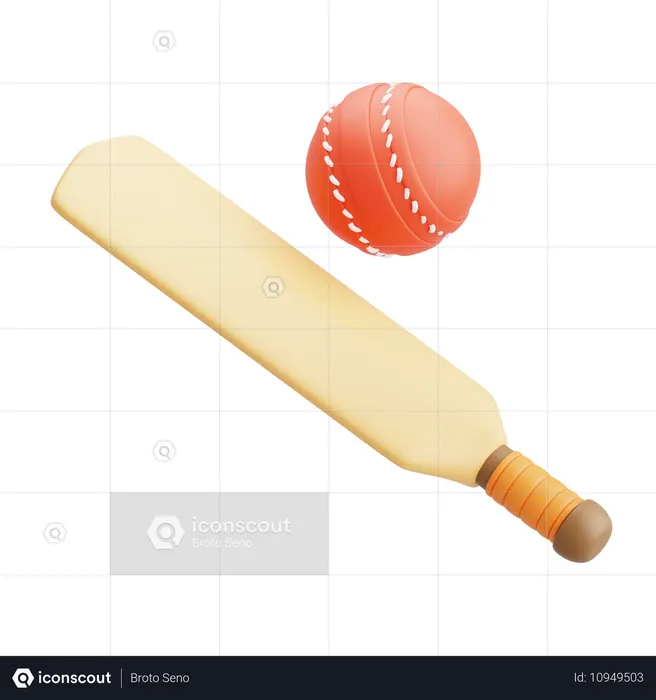 Cricket  3D Icon