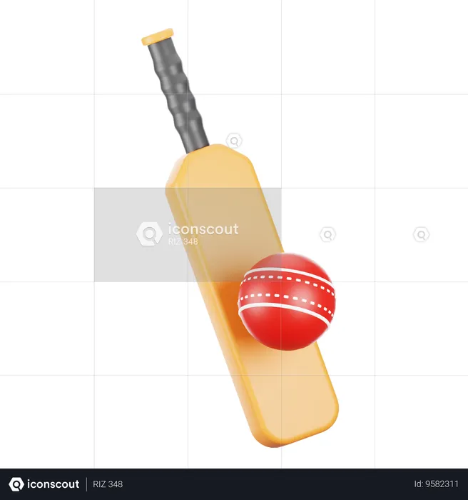 Cricket  3D Icon