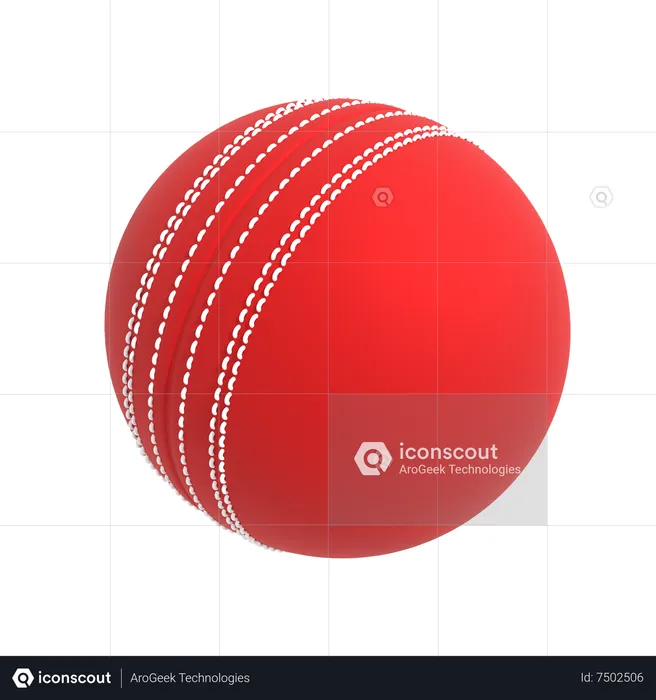 Cricket ball  3D Icon