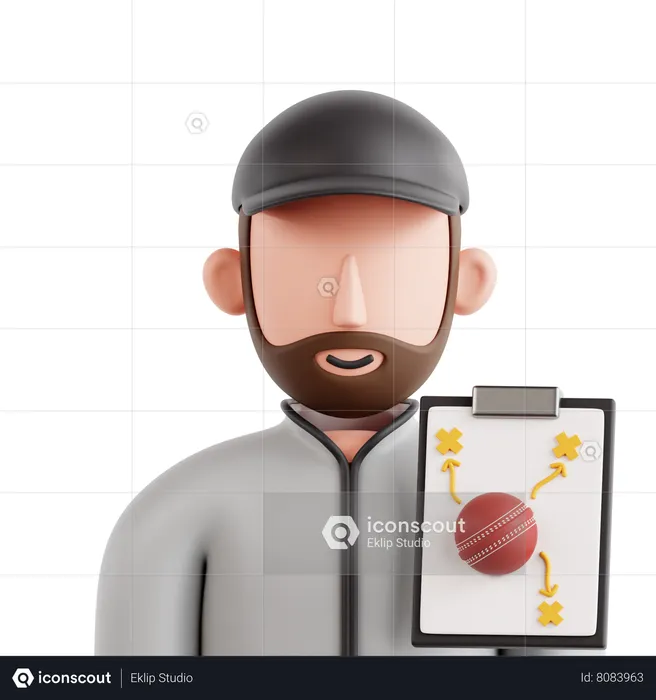 Cricket Coach  3D Icon