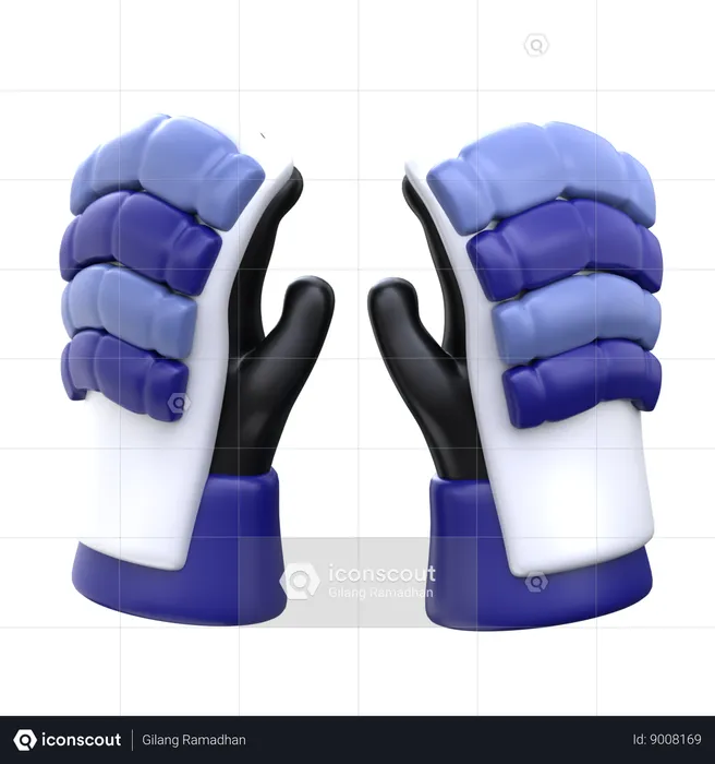 Cricket Glove  3D Icon