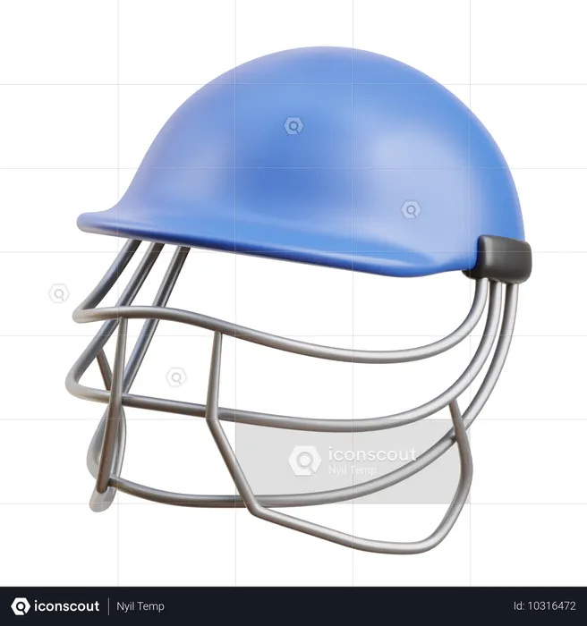 Cricket Helmet  3D Icon