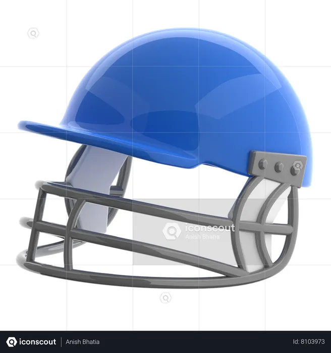 Cricket Helmet  3D Icon