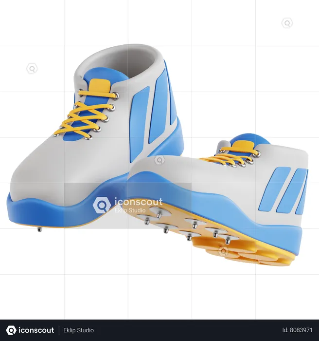Cricket Shoe  3D Icon