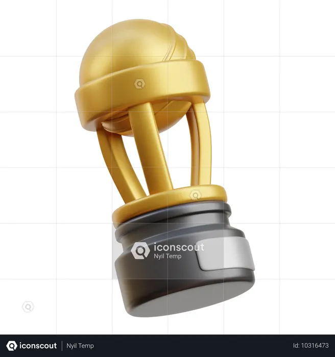 Cricket-Trophäe  3D Icon