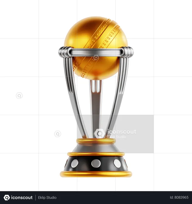 Cricket Trophy  3D Icon