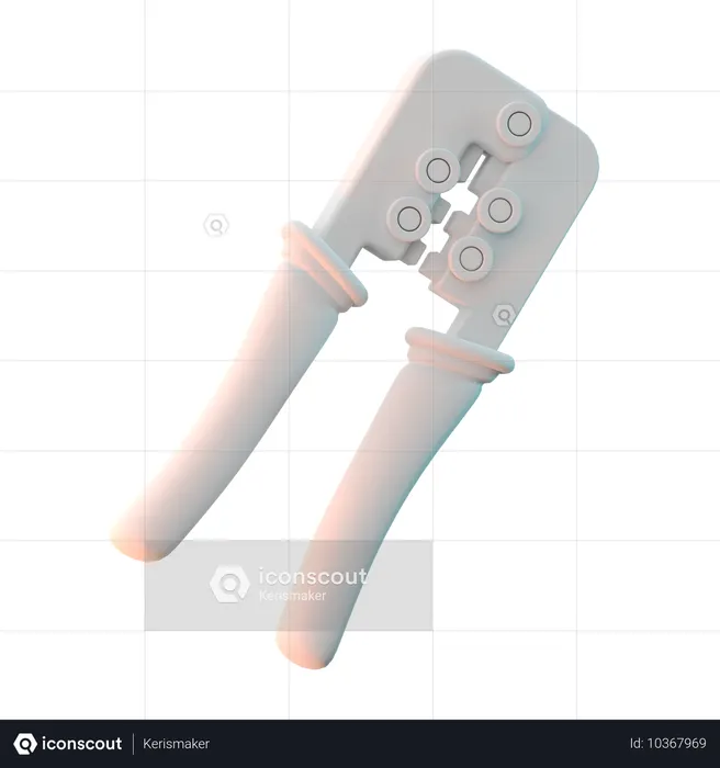 Crimping  3D Icon