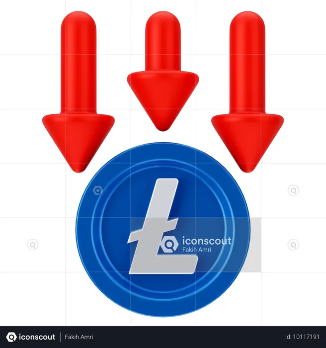 Perda de criptografia  3D Icon