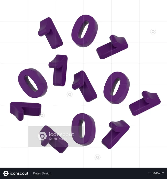 Criptografia de dados  3D Icon