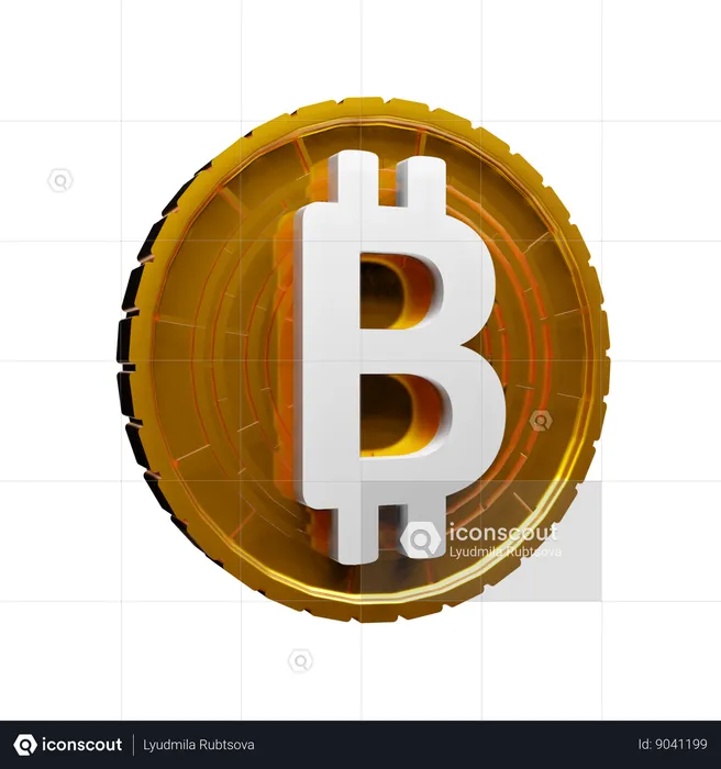 Criptomoeda  3D Icon