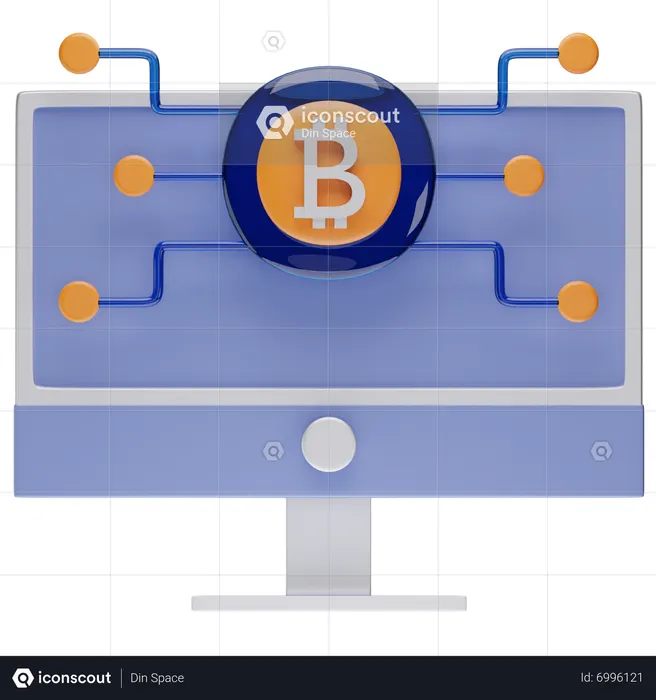 Criptomoneda  3D Icon