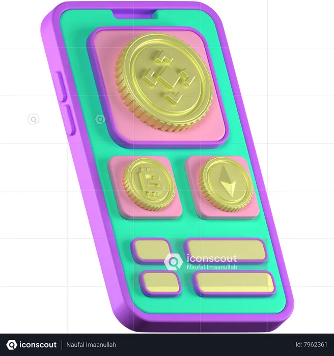 Criptomoneda  3D Icon