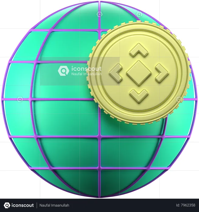 Criptomoneda  3D Icon