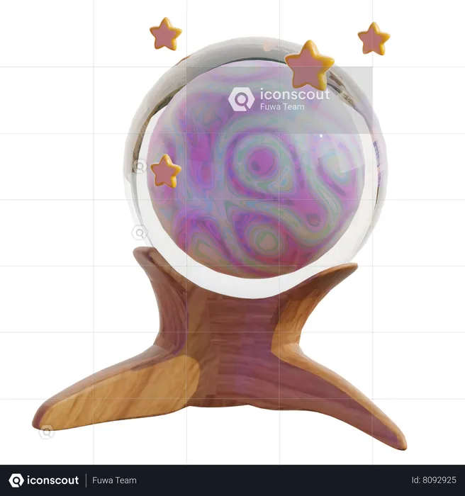 Cristal Ball  3D Icon