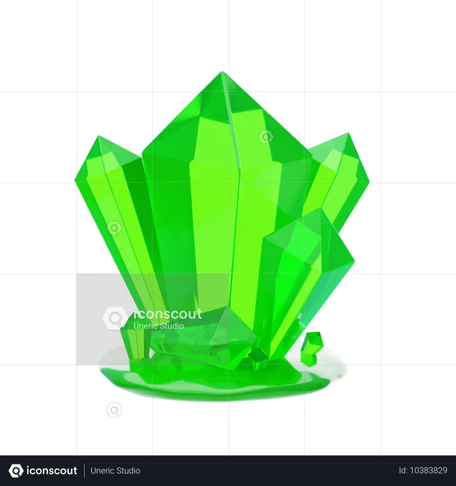 Cristal de roche  3D Icon