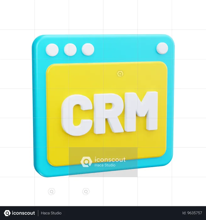 Crm  3D Icon