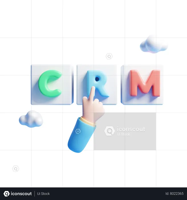 Crm  3D Icon