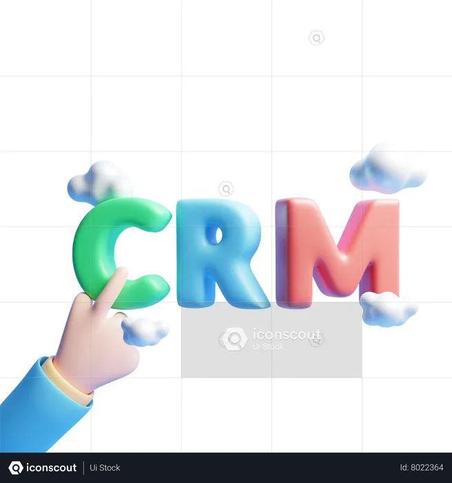 Crm  3D Icon