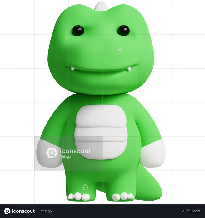 Crocodile  3D Icon