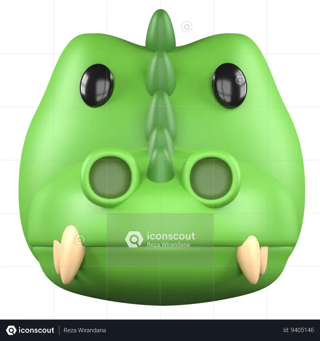 Crocodilo fofo  3D Icon