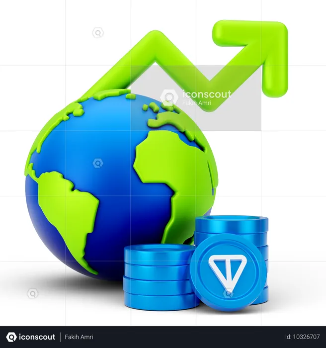 Croissance mondiale de la tonne de pièces  3D Icon