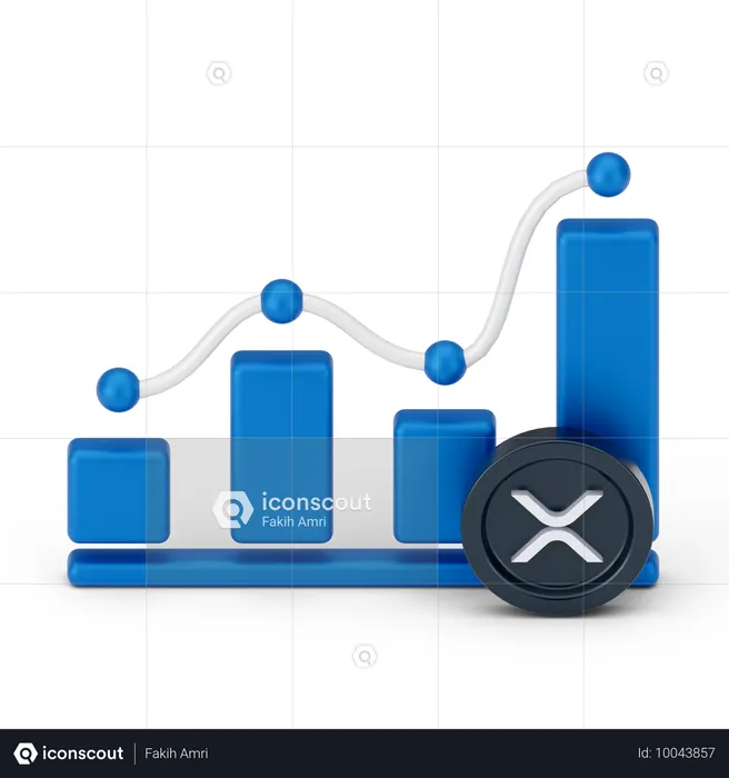 Croissance ondulatoire  3D Icon