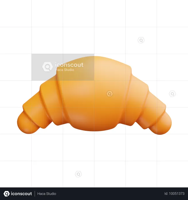 Croissant  3D Icon