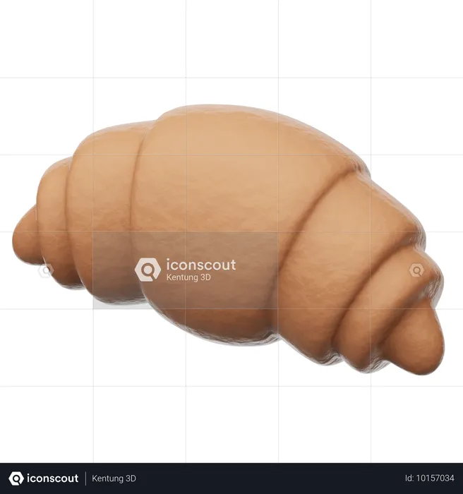 Croissant  3D Icon