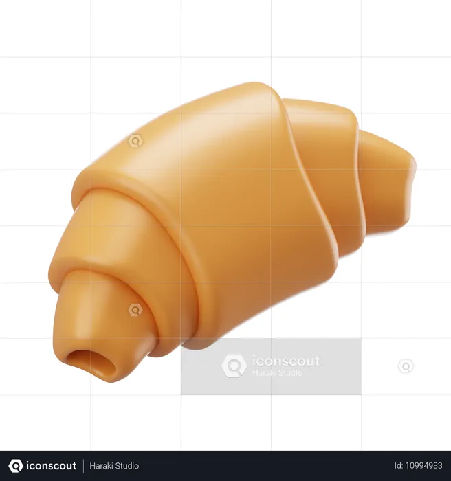 Croissant  3D Icon