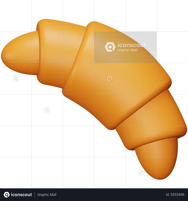 Croissant  3D Icon