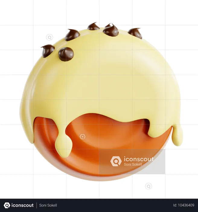 Cromboloni Vanilla  3D Icon