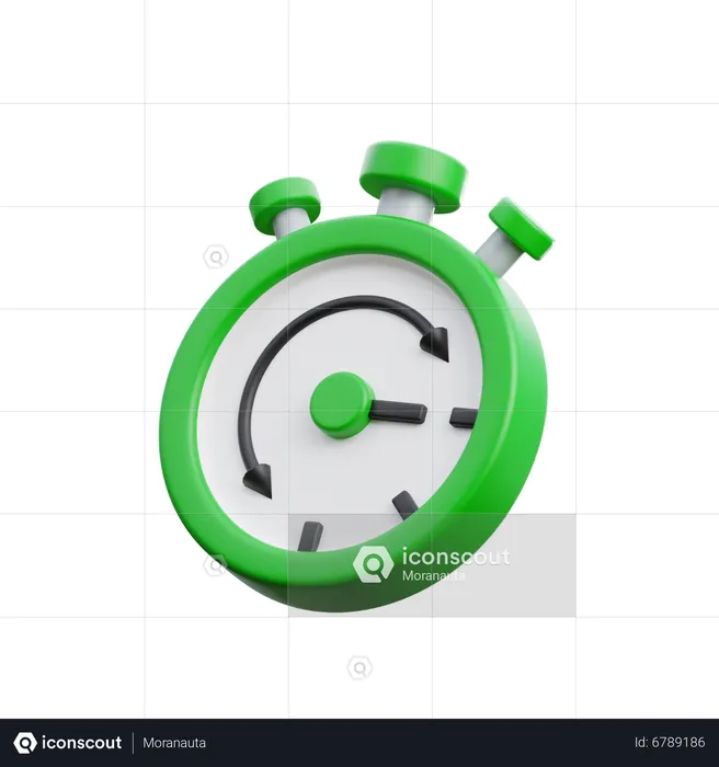 Crono Timer  3D Icon