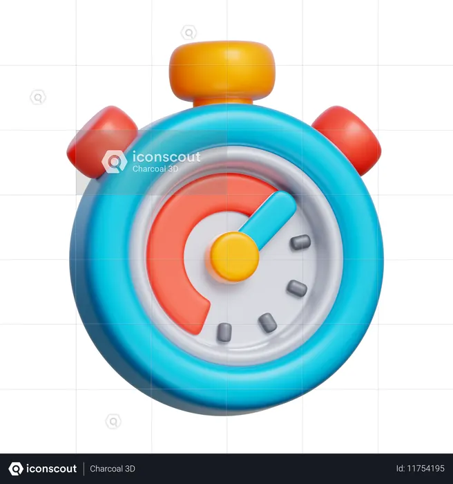 Cronômetro  3D Icon