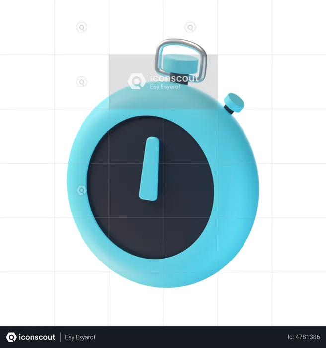 Cronômetro  3D Icon