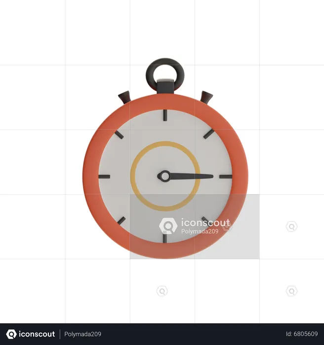 Cronômetro  3D Icon
