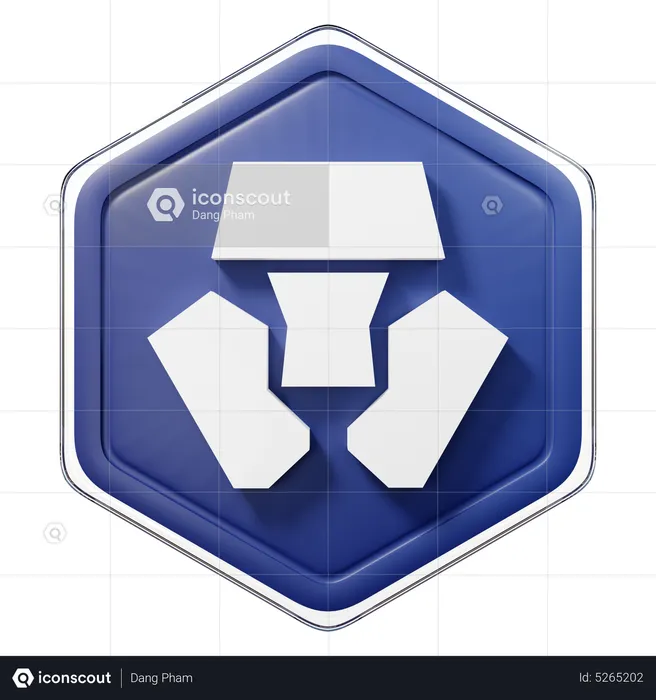 Cronos (CRO) Badge  3D Icon