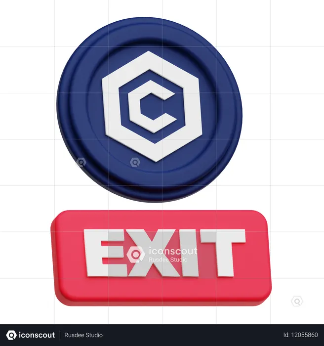 Cronos exit  3D Icon