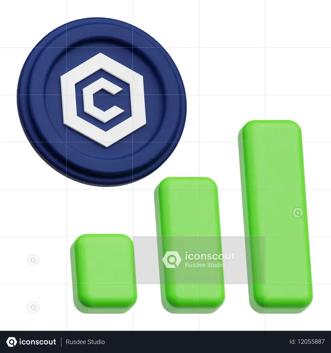 Cronos Growth  3D Icon