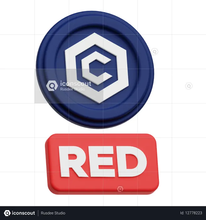 Cronos red  3D Icon