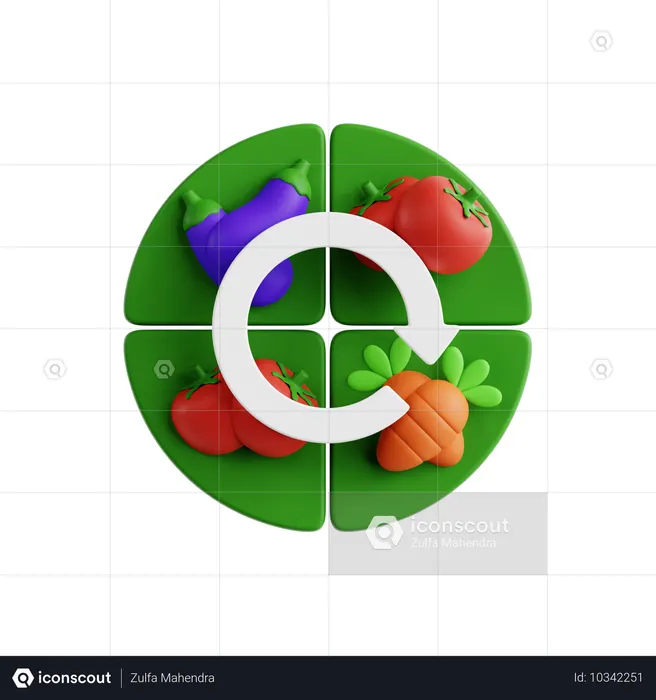 Crop Rotation Planner  3D Icon